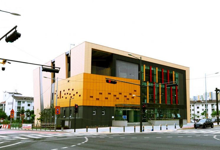 Exterior view of Hangdong Sports Center