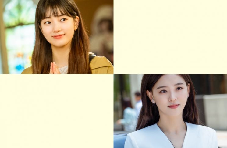 배우 배수지, 강한나. 사진=tvN