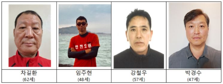 바다에 빠진 시민 구한 4명에게 '119의인상' 수여