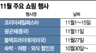"세계 최대 쇼핑대목 온다"…카드사, 광군제·블프 앞두고 마케팅 총력