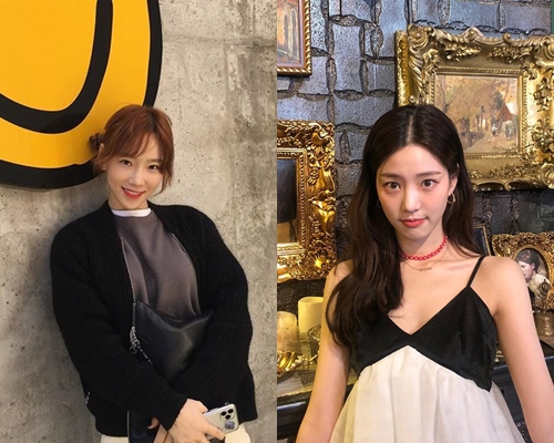사진=태연, 이유비 인스타그램