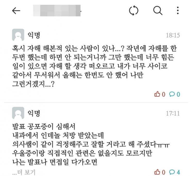 우울한 청춘들, 정신과 대신 SNS로