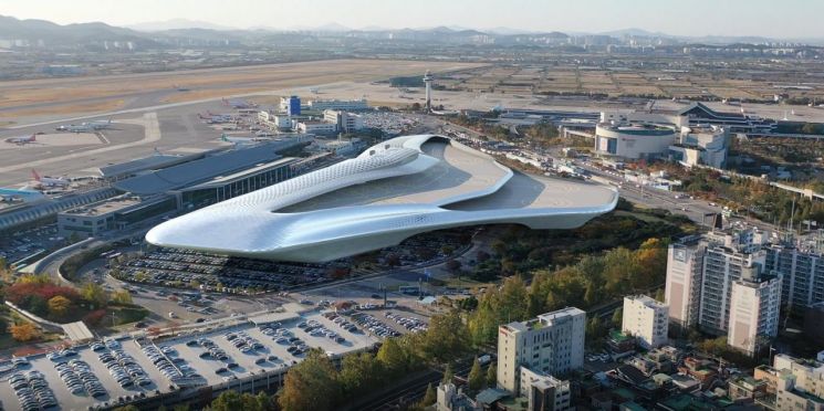 한화시스템·한국공항공사·김포공항이 추진하는 '버티허브' 조감도 [이미지출처=연합뉴스]