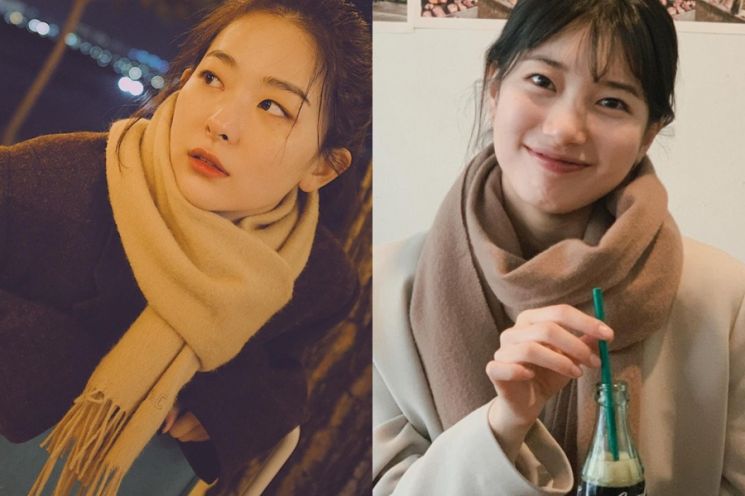 포근한데 예쁘기까지, 수지→강민경 재킷·플리스·롱코트