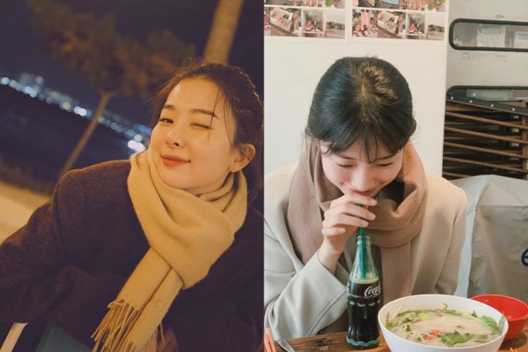 귀여워..
사진=슬기, 수지 인스타그램