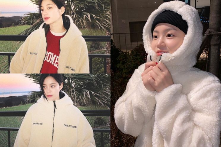 포근한데 예쁘기까지, 수지→강민경 재킷·플리스·롱코트