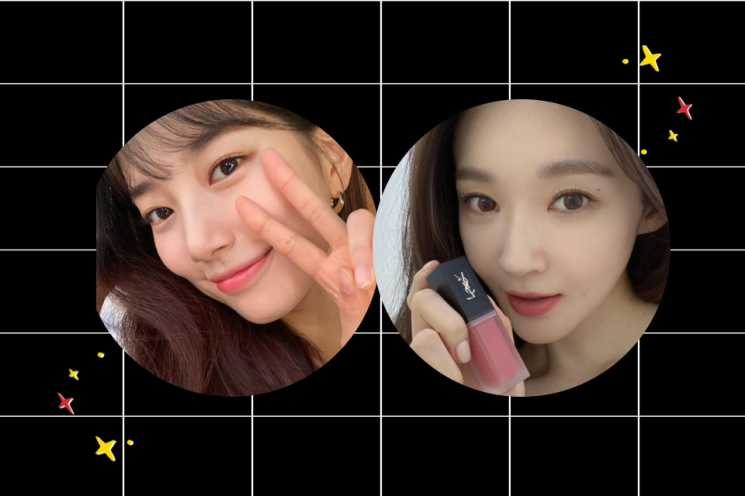 사지=수지, 강민경 인스타그램