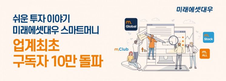 미래에셋대우, 업계 최초 유튜브채널 구독자 10만 명 돌파