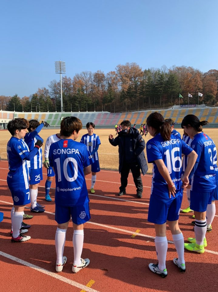 송파여성축구단 전국대회 4연패 금자탑!