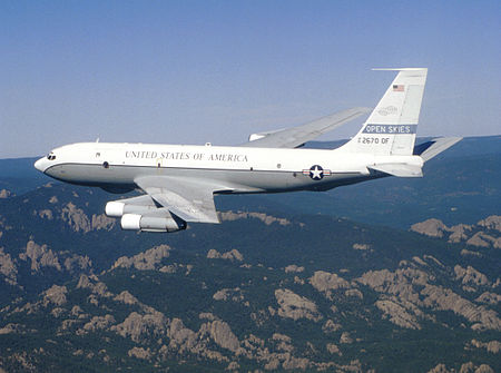 항공자유화조약에 의해 미국이 운용해온 OC-135B 정찰기(사진=위키피디아)