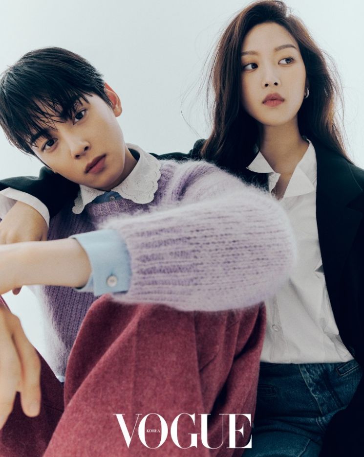 차은우, 다채로운 컬러 소화 '인간 팔레트'