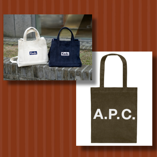 (왼쪽부터) 케즈 '투웨이 미니 토드백', 아페쎄 'Lou Tote Bag'