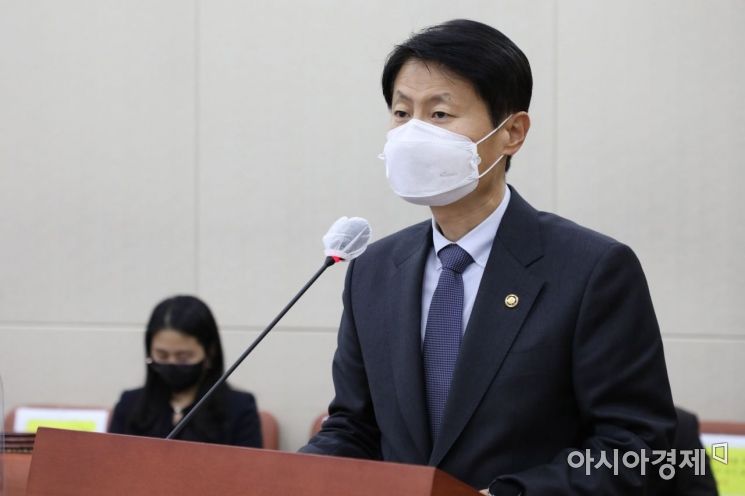 [포토] 국회 복지위 출석한 김강립 식약처장