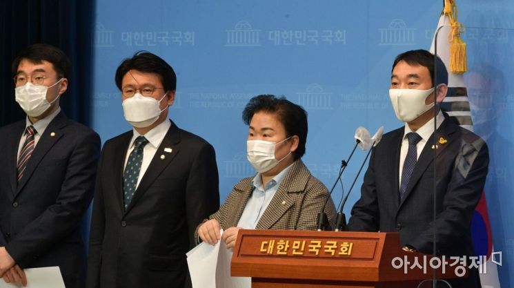 [포토] 민주당, 윤석열 총장 관련 긴급 기자회견