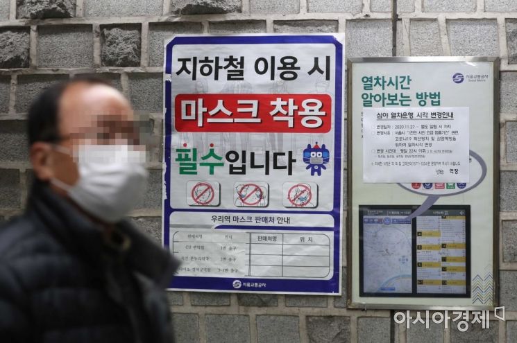 [포토]코로나19 확산 방지 22시 이후 지하철 운행 감축 