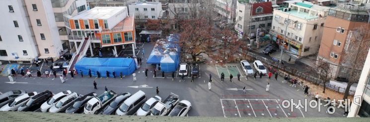 [포토] 코로나19 검사 대기줄