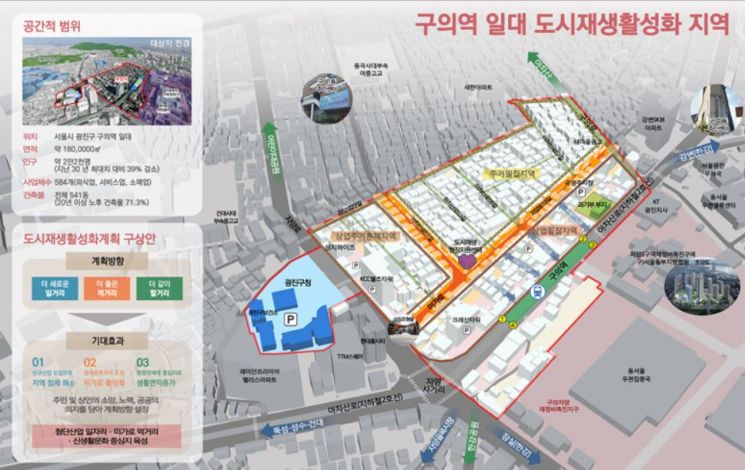 구의역 일대, 5G '스마트 도시재생' 본격화…서울시·광진구·KT 협력