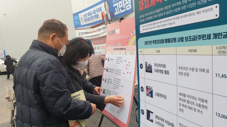 자양4동 주민자치회 총회주간 활동