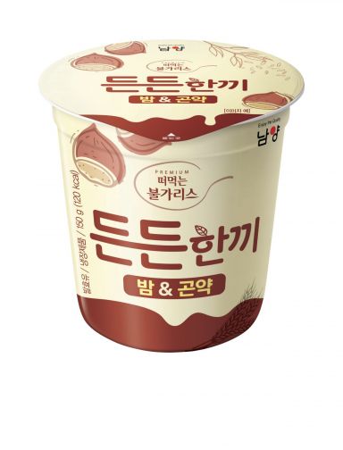 남양유업, 곡물요거트 '든든한끼 밤·곤약' 출시 