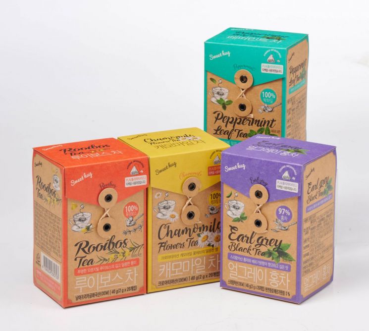 롯데마트, 찬환경 소재 허브차 4종 출시 