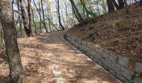 산림청의 국가산림문화자산으로 지정된 가덕도 외양포 포대와 말길. 부산시 2호 자산이다.