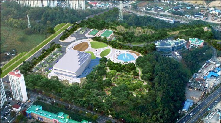 2300명 동시 수용 체육관 경남 양산에 들어선다 … 웅상센트럴파크 내년 착공