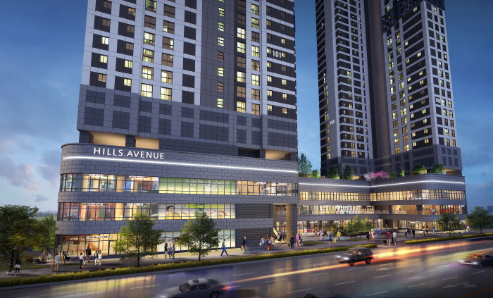 단지 내부수요에 터미널 유동인구 품은 ‘힐스 에비뉴 대전 더스카이’ 상업시설 인기