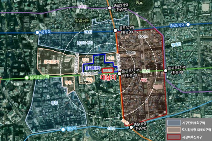 을지로3가 제12지구, 도시정비형 재개발 본격화 "도심산업 보호 담았다"