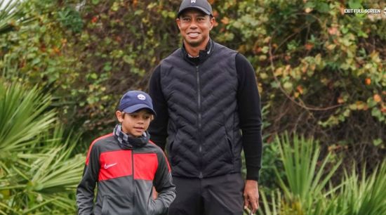 [골프토픽] Woods”Dad Smile’ “Golf Son, Good Look”