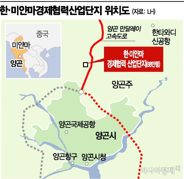 [다시뛰자 건설코리아] 225만㎡ 경협 산단 조성… LH, '미얀마판 한강의 기적' 이끈다