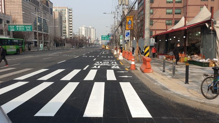 영등포구 도림로 7차 구간 확장 공사 23년만 완공 