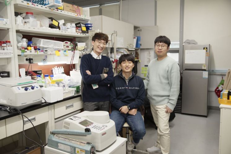 (좌측부터) 김지형 연구원, 이종보 연구원(제1저자), 박주민 연구원