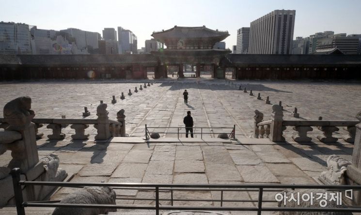 [포토] 썰렁한 경복궁