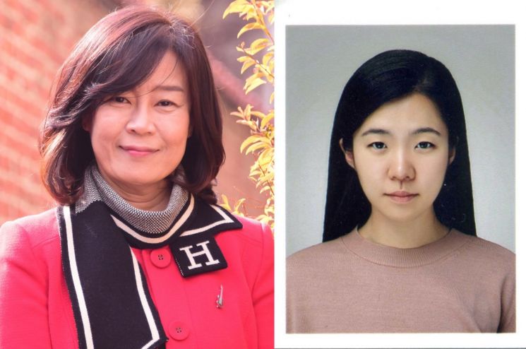 전양숙 서울대 교수(왼쪽), 서지은 서울대 박사과정