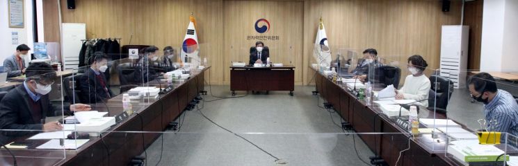 제131회 원자력안전위원회 회의.(사진제공=원자력안전위원회)