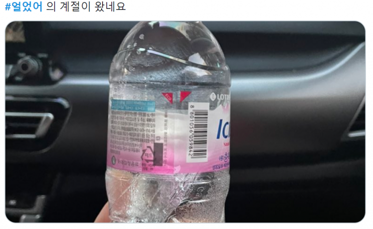 "미친 듯, 변기물 얼었어" 추위 인증샷…'얼었어'의 계절이 왔습니다