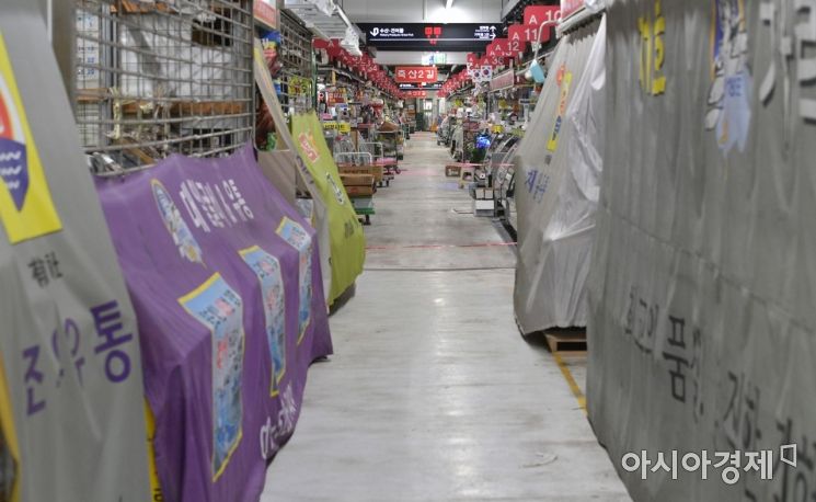 [포토] 폐쇄된 송파 가락시장 가락몰