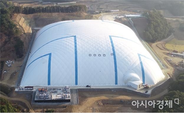 친환경 매립지 추진 인천시…청주 '돔형식' 매립장 시찰