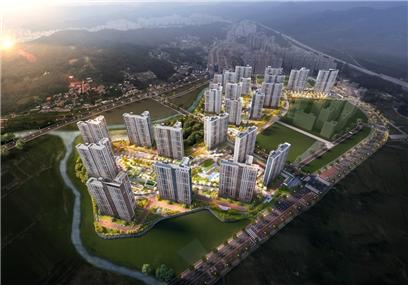 의정부 고산 수자인 디에스티지 조감도