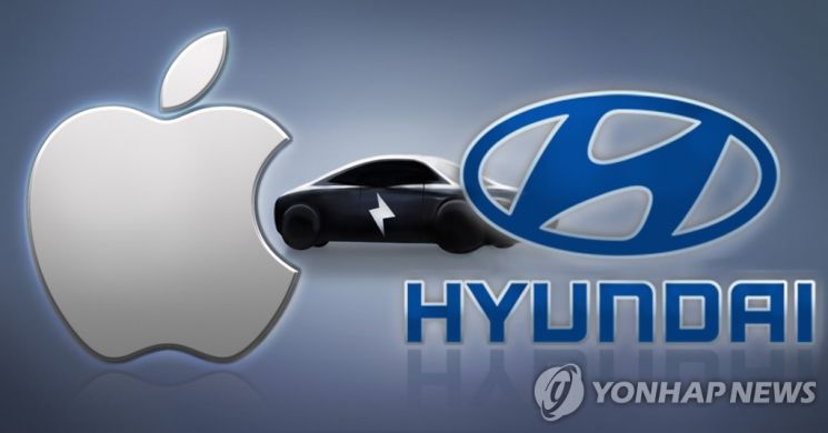 미국 테크 기업인 애플은 현대자동차와 최근 자동차 생산 협력 논의를 타진한 것으로 전해졌다. / 사진=연합뉴스