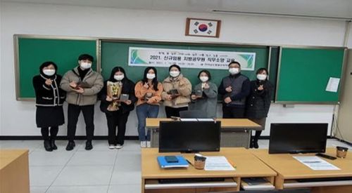 영광교육지원청은 신규 임용된 지방공무원 5명을 대상으로 ‘옥당골, 새내기 지방공무원 직무연수’를 실시했다. 사진=영광교육지원청 제공