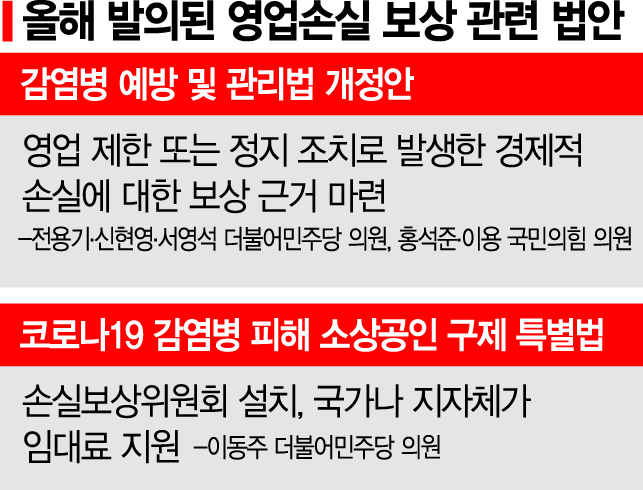 '전무후무' 월 25조 자영업 손실 보상…여·야·정 동시 추진
