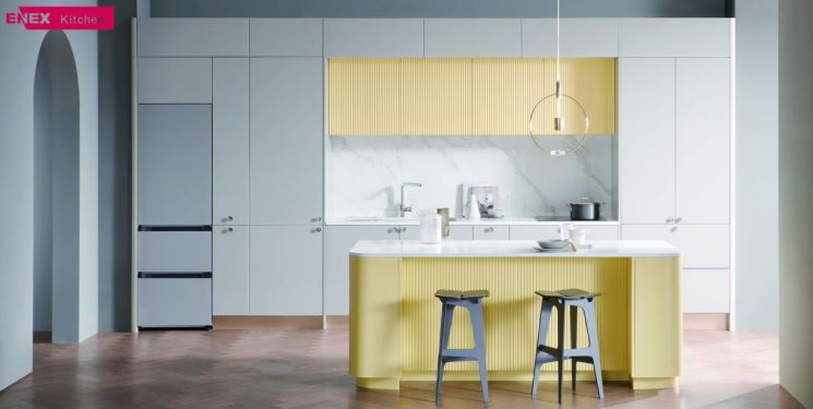 에넥스 '키친팔레트', 독보적 컬러로 내집을 개성있게