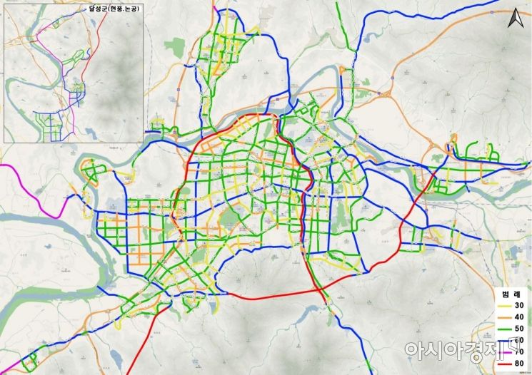 대구시, '안전속도 5030' 도심 통행 전면 재편 … 일반도로 50㎞ 이내 주행