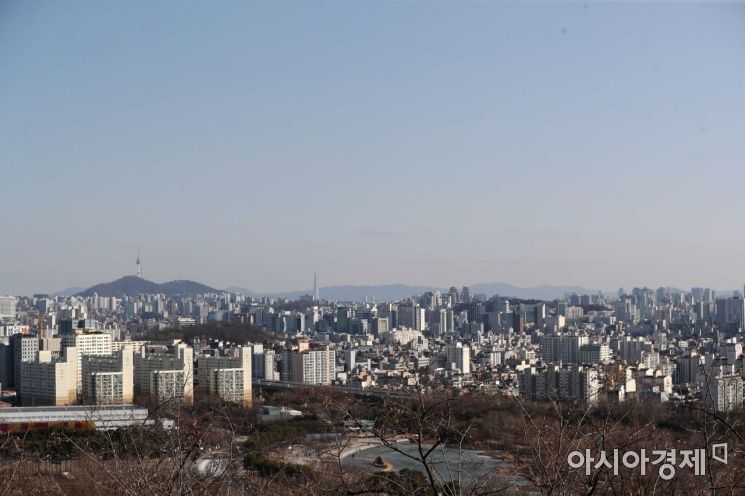 [포토]미세먼지 없는 서울 하늘 