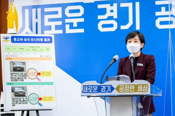 경기도, 중고차 허위매물 사이트 34곳 '적발'