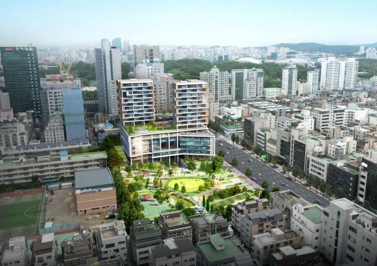 송파방이창업지원주택 조감도