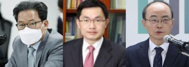 (왼쪽부터)심재철 법무부 검찰국장, 이정수 서울남부지검장, 조종태 서울고검 차장검사. /연합뉴스 및 서울남부지검 홈페이지