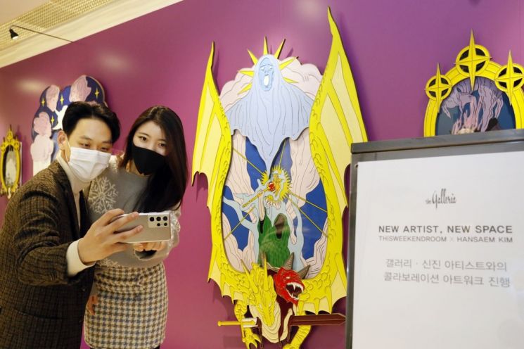 [포토] 갤러리아百, 백화점에 들어온 예술 작품 전시관