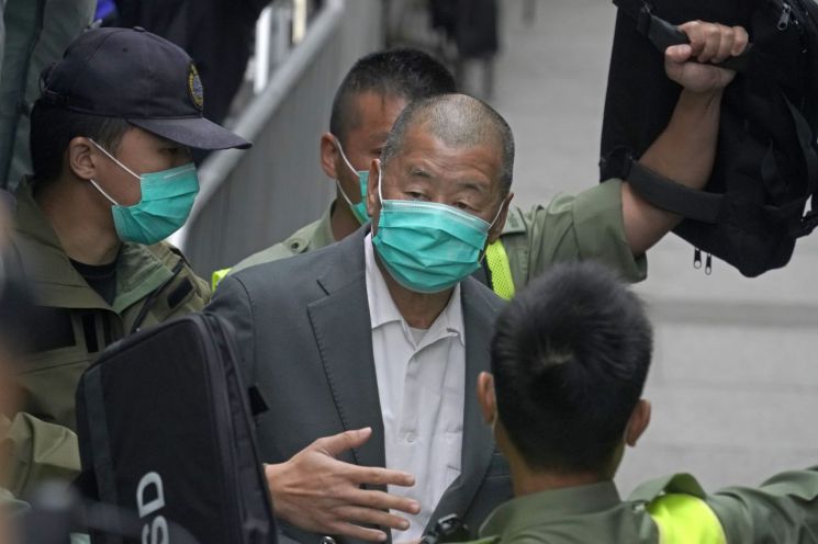 홍콩 재판소, 중국 언론 보석에 대한 판결